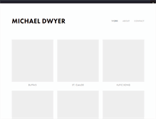 Tablet Screenshot of michaeldwyerart.com